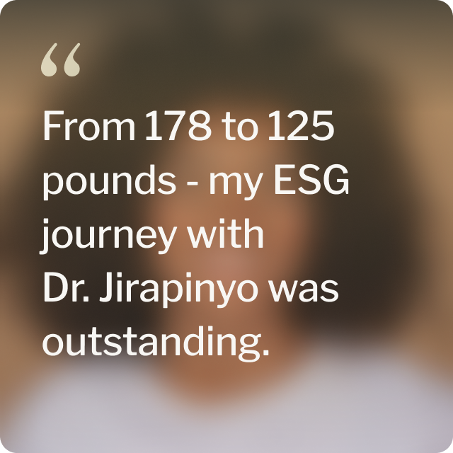 Quote from Glorimar, an ESG Stomach Tightening™ patient