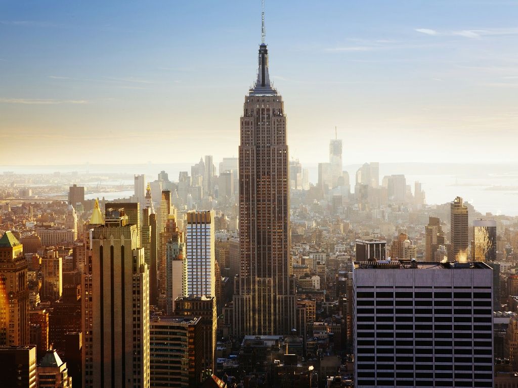 Aerial view of Manhattan, New York City