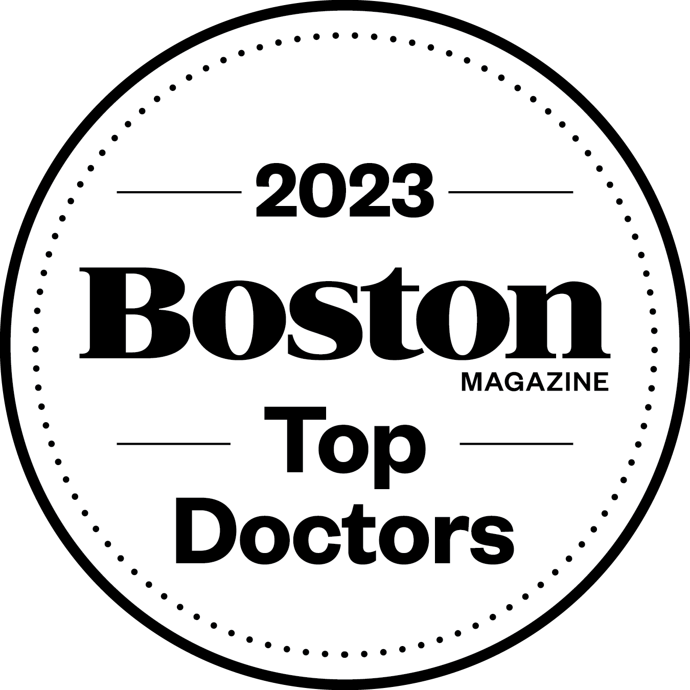 2023 Boston Magazine Top Doctors